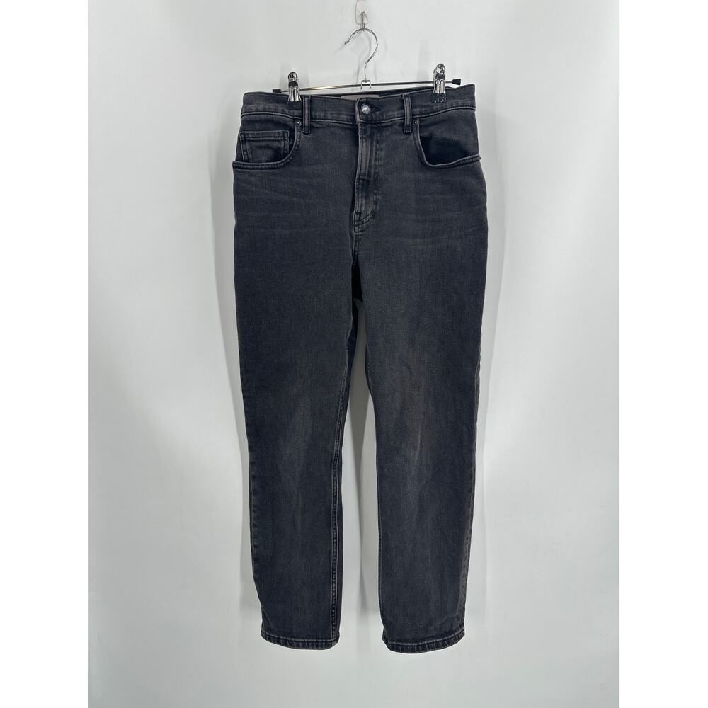 Everlane The Cheeky Jean Size 29 Cropped Gray-Black Denim